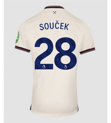 West Ham United Tomas Soucek #28 Udebanetrøje 2025-26 Kortærmet
